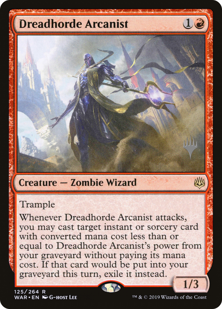 Dreadhorde Arcanist (PPELD-125) - War of the Spark Promos Foil