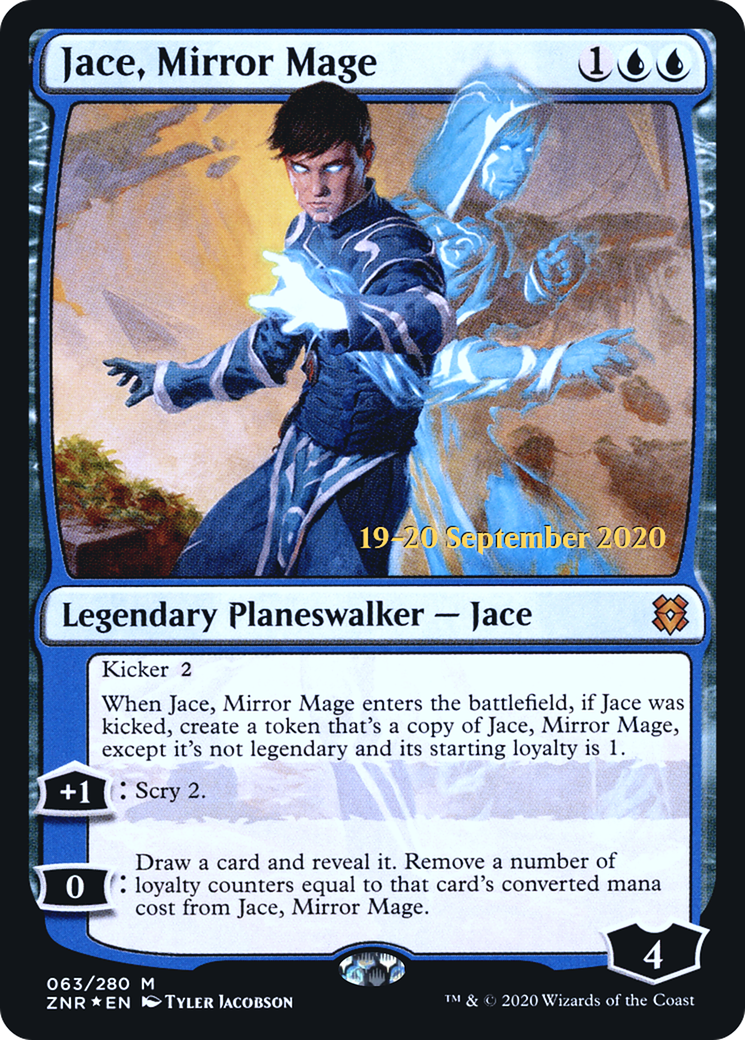 Jace, Mirror Mage (PRE-63S) - Zendikar Rising Promos Foil