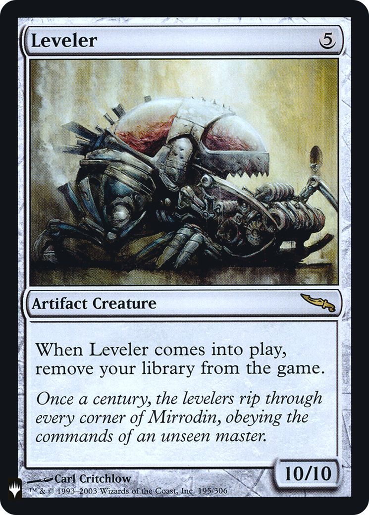 Leveler (LIST-MRD-195) - The List Foil
