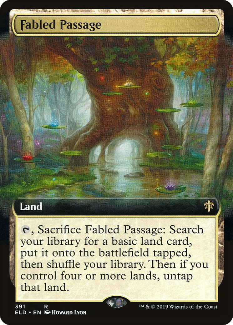 Fabled Passage (Extended Art) (ELD-391) - Throne of Eldraine: (Extended Art)