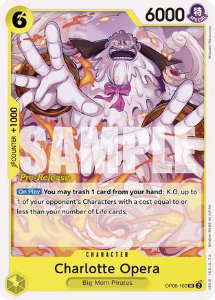 Charlotte Opera (OP08-102) - Cartes de pré-version Two Legends 