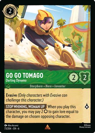Go Go Tomago - Dynamo Darting (73/204) - Feuille froide de mer azurite 