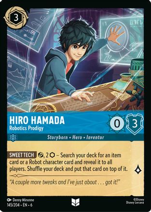 Hiro Hamada - Prodige de la robotique (145/204) - Mer d'Azurite 