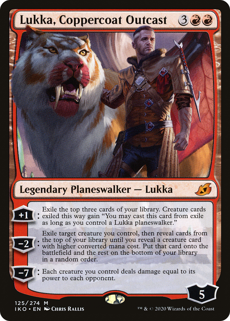 Lukka, Paria au Manteau de Cuivre (IKO-125) - Ikoria : Le Repaire des Béhémoths 