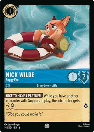 Nick Wilde - Renard détrempé (148/204) - Mer d'Azurite 