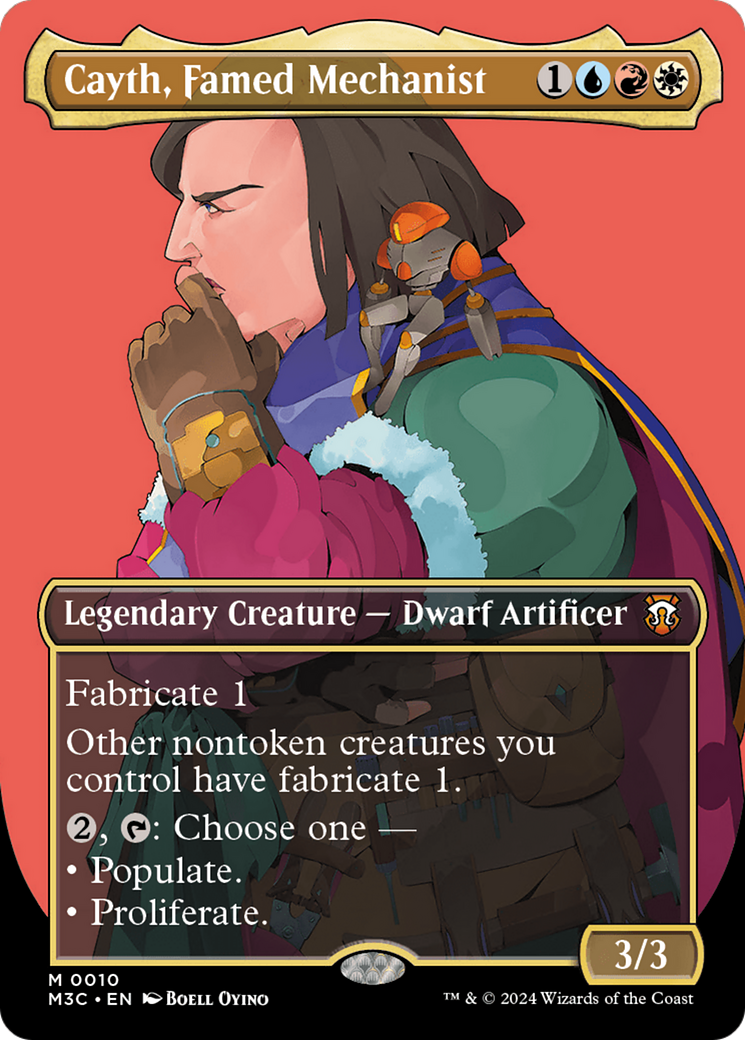 Cayth, célèbre mécanicien (M3C-010) - Modern Horizons 3 Commandant (sans bordure) Foil 