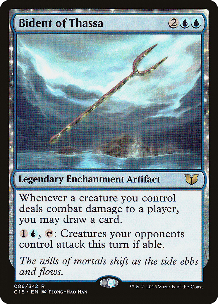 Bident of Thassa (C15-086) - Commander 2015: (enchantment)