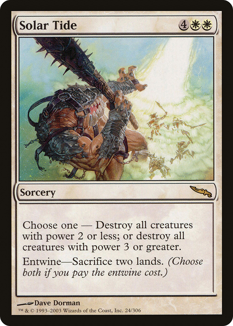 Marée solaire (MRD-024) - Mirrodin Foil 