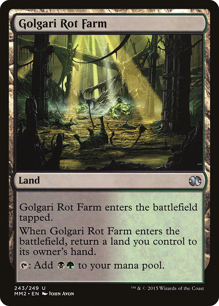 Golgari Rot Farm (MM2-243) - Modern Masters 2015 Foil