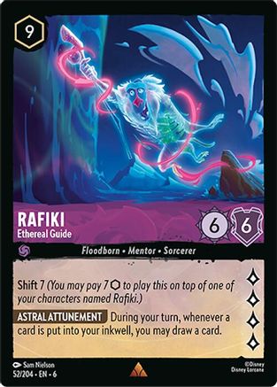 Rafiki - Guide éthéré (52/204) - Feuille froide de mer azurite 