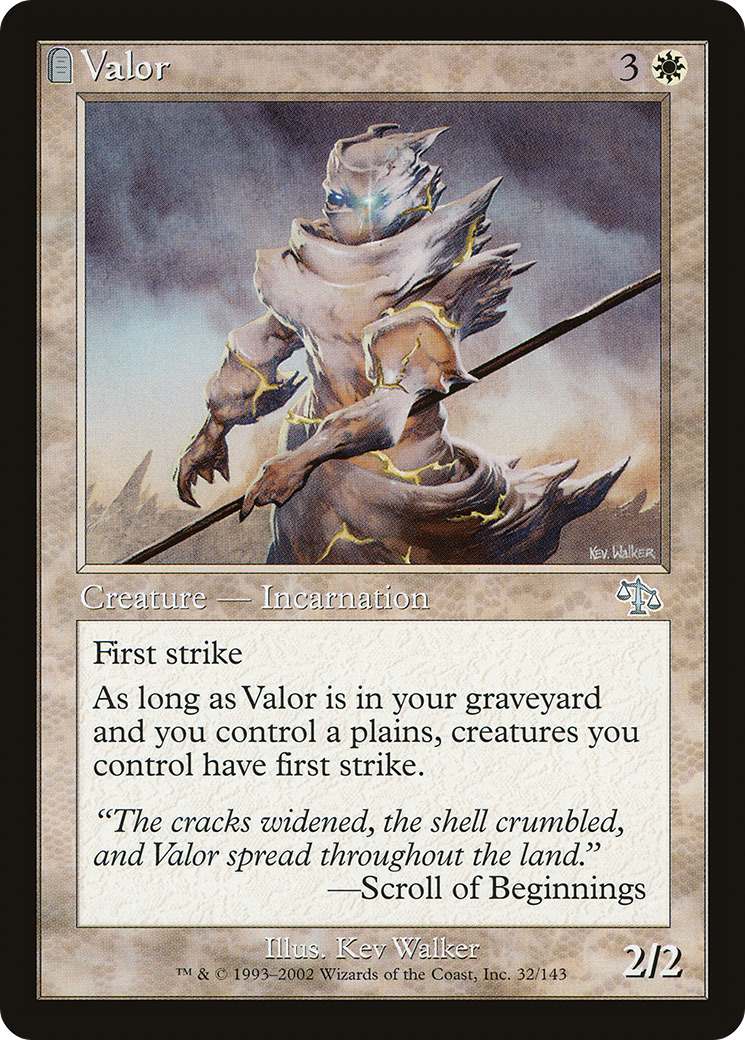 Valor (JUD-032) - Jugement : (pierre tombale) Foil 