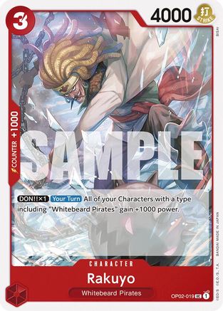 Rakuyo (OP02-019) - Deck de démarrage 15 : Edward.Newgate ROUGE