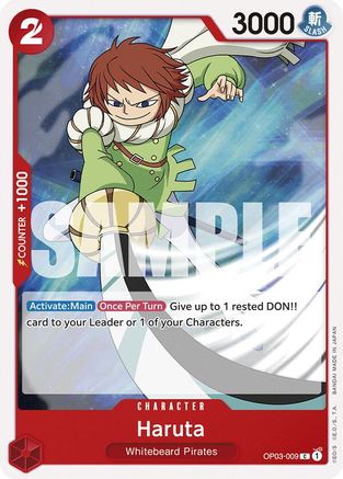 Haruta (OP03-009) - Deck de démarrage 15 : Edward Newgate ROUGE 