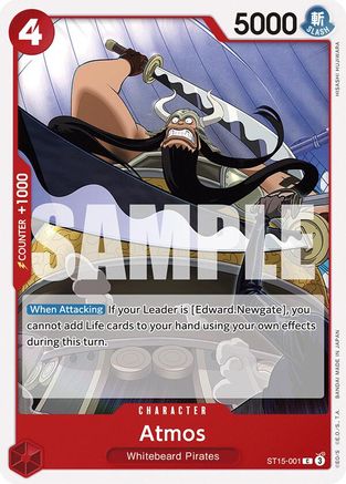 Atmos (ST15-001) - Deck de démarrage 15 : Edward.Newgate ROUGE 