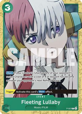 Berceuse éphémère (P-057) - Deck de démarrage 16 : Uta verte 