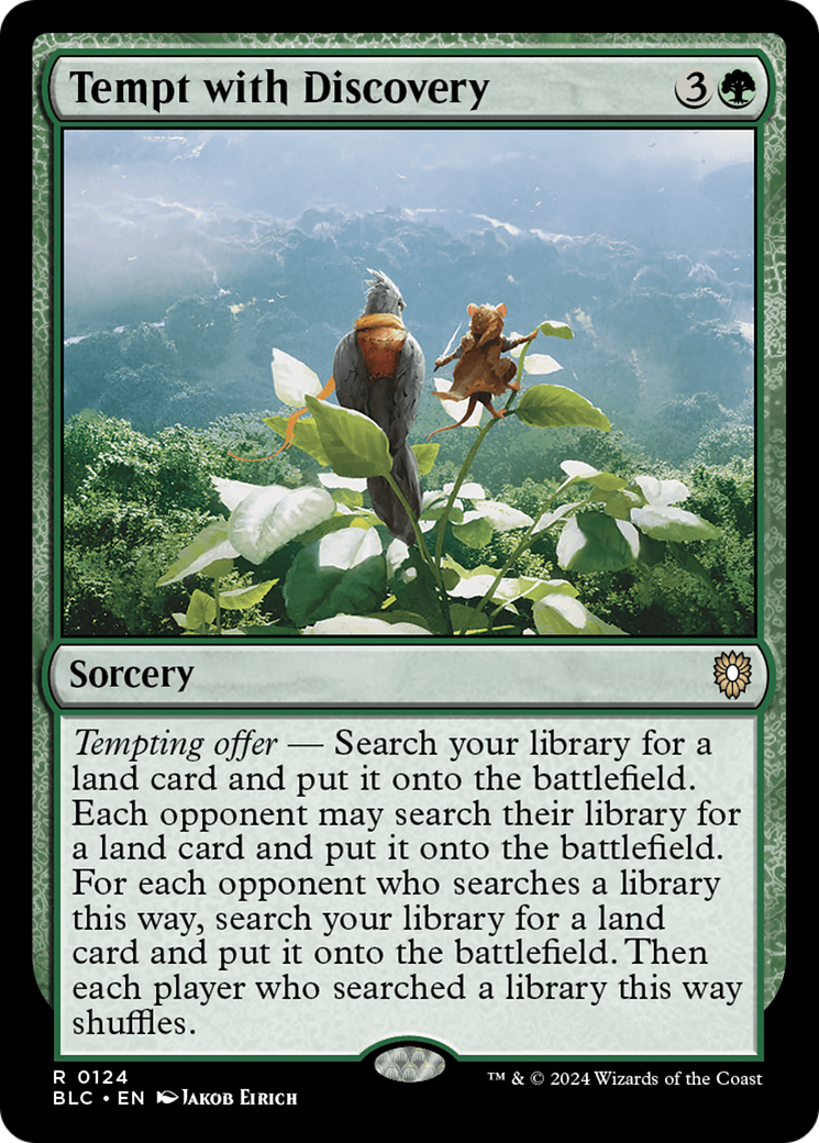 Tempt with Discovery (BLC-124) - Bloomburrow Commander