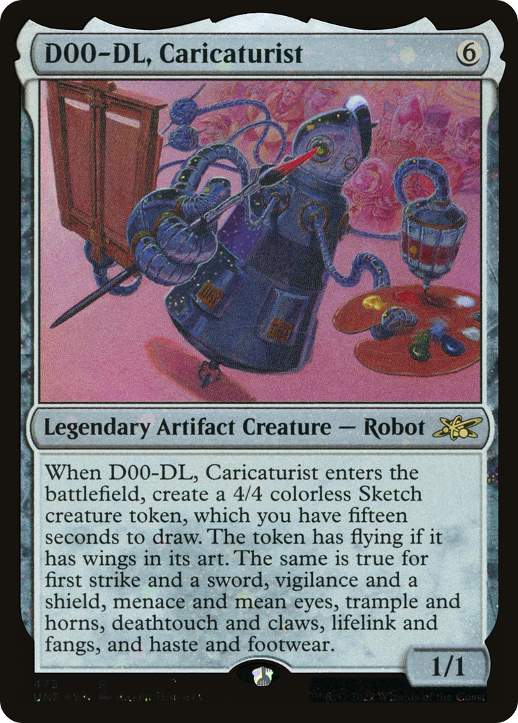 D00-DL, Caricaturiste (UNF-473) - Unfinity Foil 