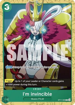 Je suis invincible (ST11-005) - Deck de démarrage 16 : Uta verte 