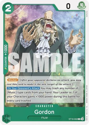 Gordon (ST16-002) - Deck de démarrage 16 : Uta verte 