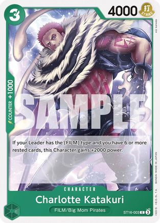 Charlotte Katakuri (ST16-003) - Deck de démarrage 16 : Uta VERTE 