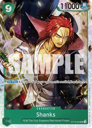 Shanks (ST16-004) - Deck de démarrage 16 : Uta vert 