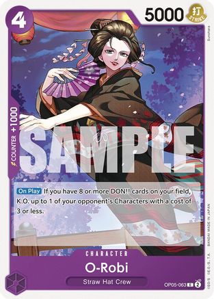 O-Robi (OP05-063) - Deck de démarrage 18 : Monkey.D.Luffy VIOLET 