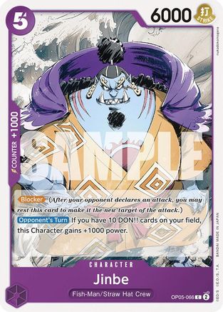 Jinbe (OP05-066) - Deck de démarrage 18 : Monkey.D.Luffy VIOLET 