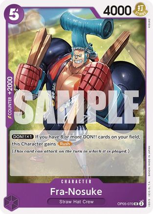 Fra-Nosuke (OP05-070) - Deck de démarrage 18 : Monkey.D.Luffy VIOLET 