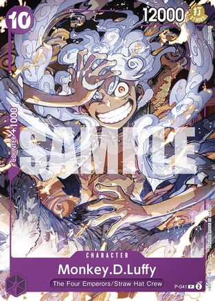 Monkey.D.Luffy (P-041) (P-041) - Deck de démarrage 18 : VIOLET Monkey.D.Luffy