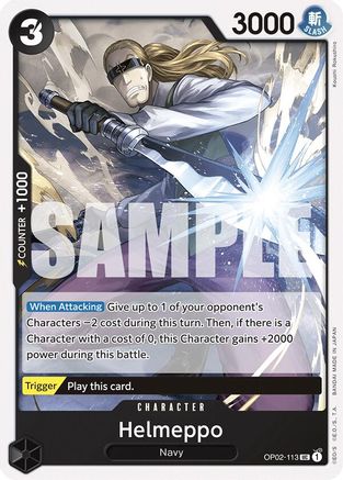 Helmeppo (OP02-113) - Deck de démarrage 19 : Fumeur NOIR 