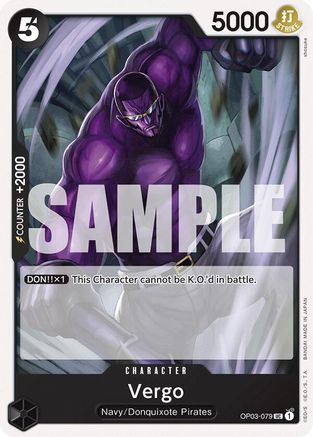 Vergo (OP03-079) - Deck de démarrage 19 : Fumeur NOIR 