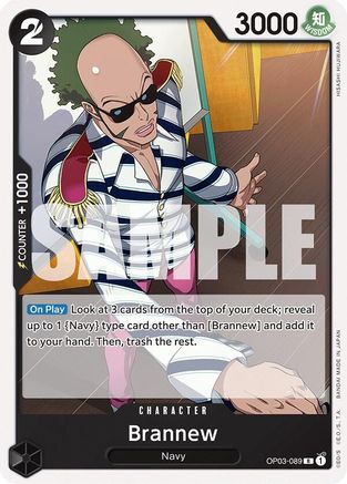 Brannew (OP03-089) - Deck de démarrage 19 : Fumeur NOIR 
