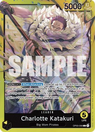 Charlotte Katakuri (OP03-099) (OP03-099) - Deck de démarrage 20 : Charlotte Katakuri JAUNE Foil 