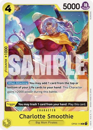 Charlotte Smoothie (OP03-110) - Deck de démarrage 20 : Charlotte Katakuri JAUNE 