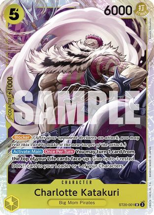 Charlotte Katakuri (ST20-001) (ST20-001) - Deck de démarrage 20 : Charlotte Katakuri JAUNE Foil 