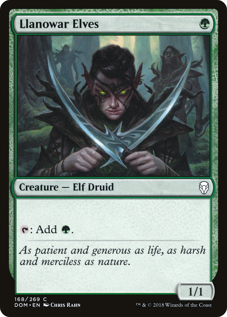 Elfes de Llanowar (DOM-168) - Dominaria
