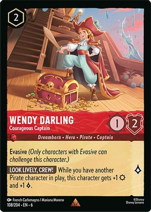 Wendy Darling - Capitaine courageuse (108/204) - Mer d'Azurite 