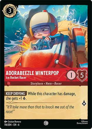 Adorabeezle Winterpop - Ice Rocket Racer (116/204) - Mer d'Azurite 