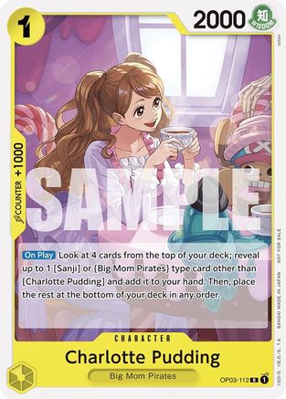 Charlotte Pudding (Pack Tournoi 2024 Oct.-Déc.) (OP03-112) - Cartes promotionnelles One Piece