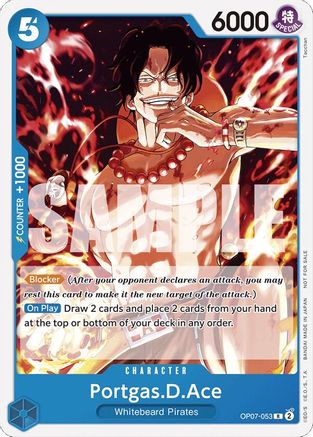 Portgas.D.Ace (Pack Tournoi 2024 Oct.-Déc.) (OP07-053) - Cartes promotionnelles One Piece