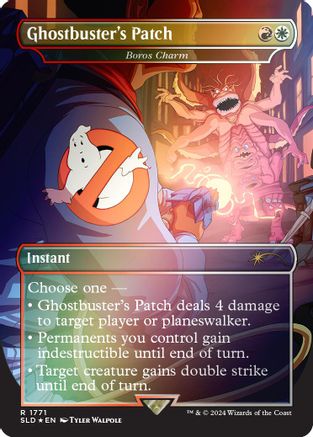 Ghostbuster's Patch - Boros Charm (Rainbow Foil) (SLD-1771) - Secret Lair Drop Series Foil