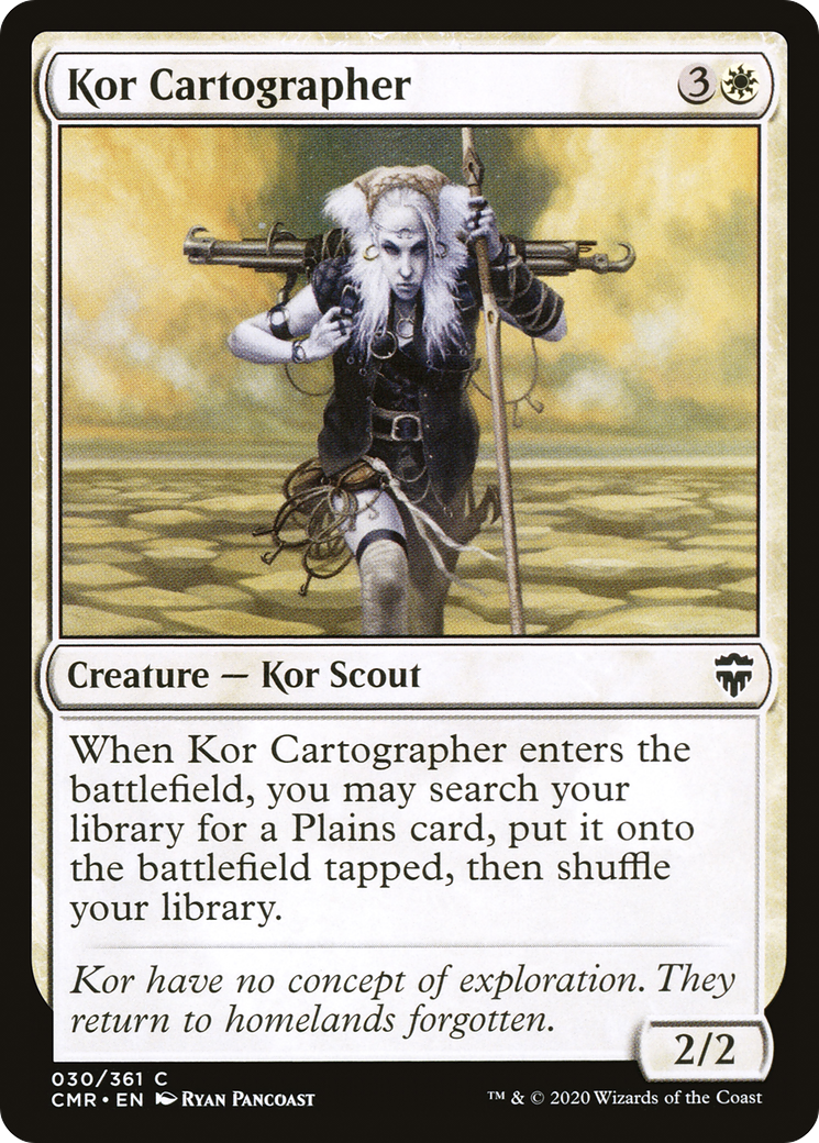 Kor Cartographer (30) (CMR-030) - Commander Legends