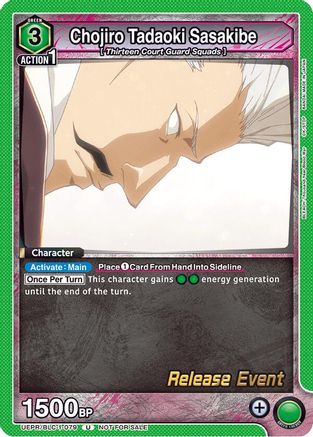 Chojiro Tadaoki Sasakibe (UE01BT/BLC-1-079) - BLEACH ThousandYear Blood War Release Event Cards