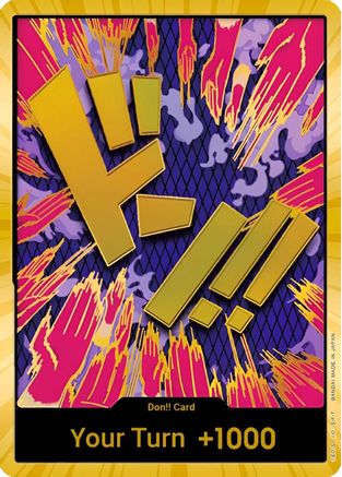 Carte DON!! (Ivankov) (Or) - Booster Premium - Le meilleur - Foil