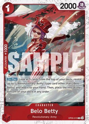 Belo Betty (Jolly Roger Foil) (OP05-015) - Booster Premium - Le meilleur - Foil 