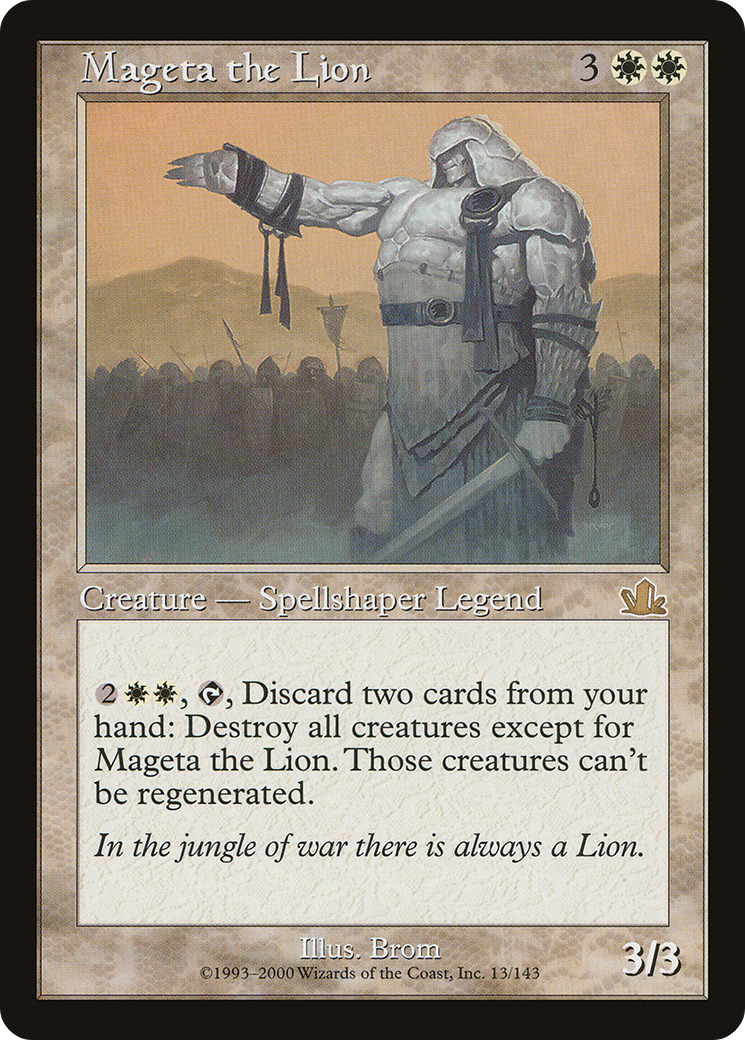 Mageta the Lion (PCY-013) - Prophecy