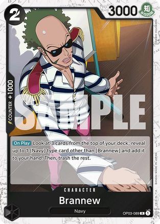 Brannew (Jolly Roger Foil) (OP03-089) - Booster Premium - Le meilleur - Foil