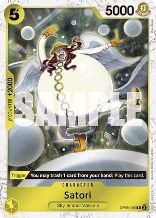 Satori (Jolly Roger Foil) (OP05-105) - Booster Premium - Le meilleur - Foil 