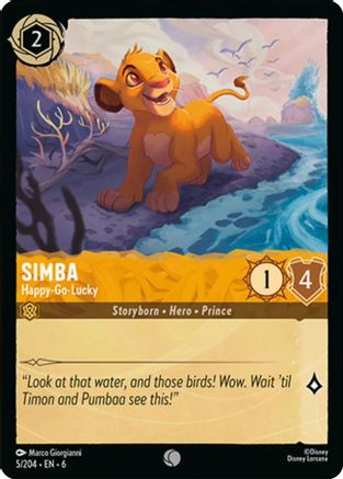 Simba - Insouciant (5/204) - Mer d'Azurite 