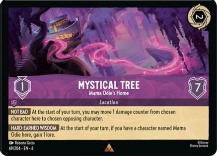 Arbre mystique - La maison de Mama Odie (69/204) - Feuille froide de mer azurite 